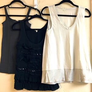 J Crew 100% Cotton Tank Tops Bundle Size XS